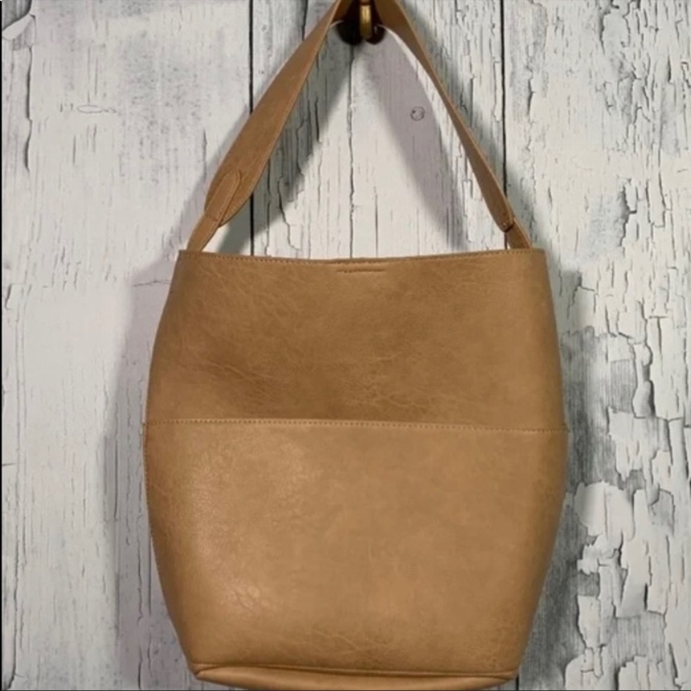 Anthropologie Miranda shoulder bucket bag